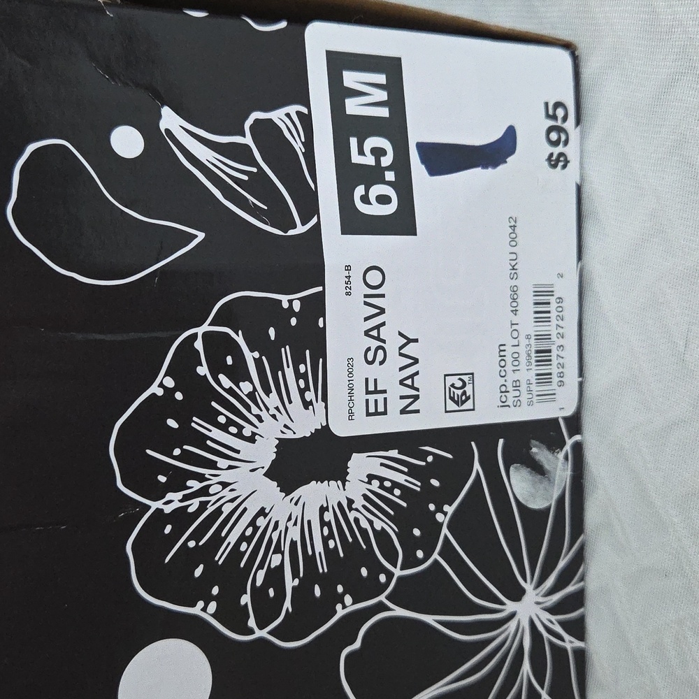 East 5th Blue Heeled Boots with Buckle Details. 6.5 M - Picture 15 of 16